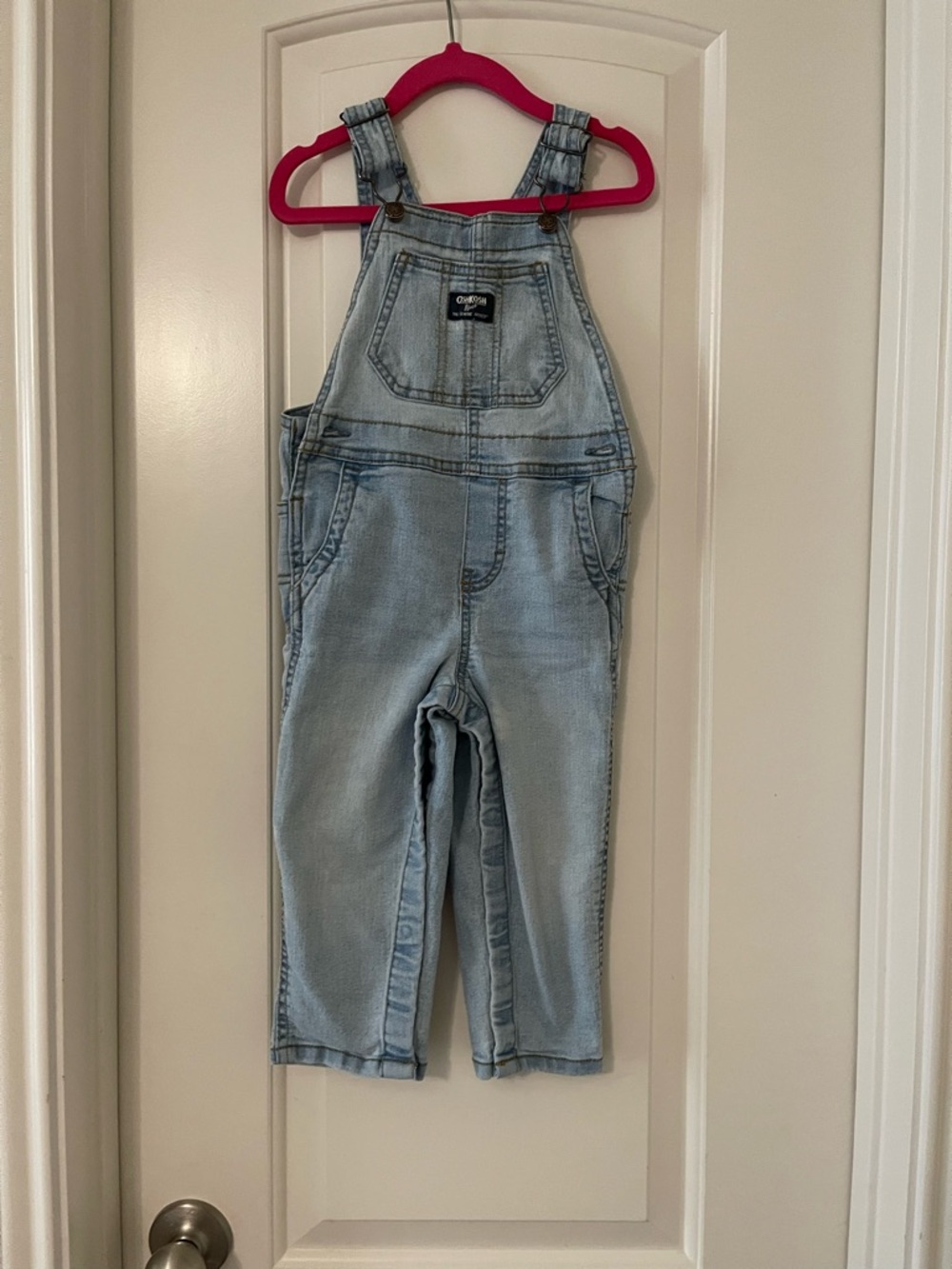 🎀OshKosh B'gosh Light Blue Denim Jumper with Logo Patch